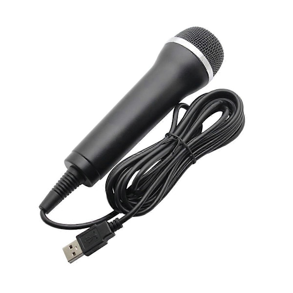 Universal USB Kablet Mikrofon Karaoke Mikrofon til Switch Wii PS4 PS3 XBOX ONE/360/ PC/PS2