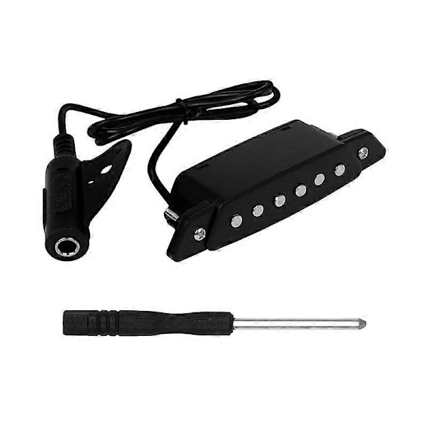 Gitar Lydhull Pickup + Skrutrekker Hullfri Magnetisk Pickup Plukke Tilbehør, Gitardeler