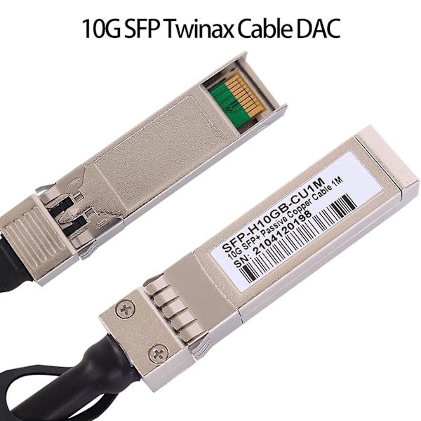 10g Sfp+ Twinax-kaapeli Suora Liitäntä Kupari (dac) 10gbase Sfp Passiivinen Kaapeli Sfp-h10gb-cu1m Ubiquiti D-link (1m)