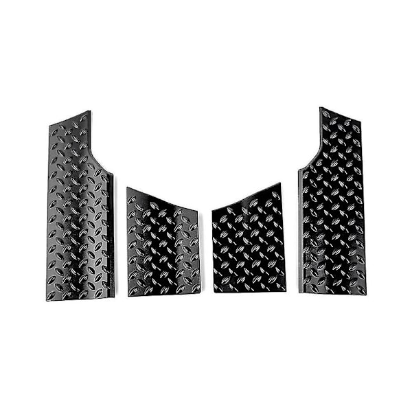 Til 2021 2022 2023 Cowl Body Armor Side Corner Guard Cover Tilbehør Corner Guard Trim .4 stk. Sort