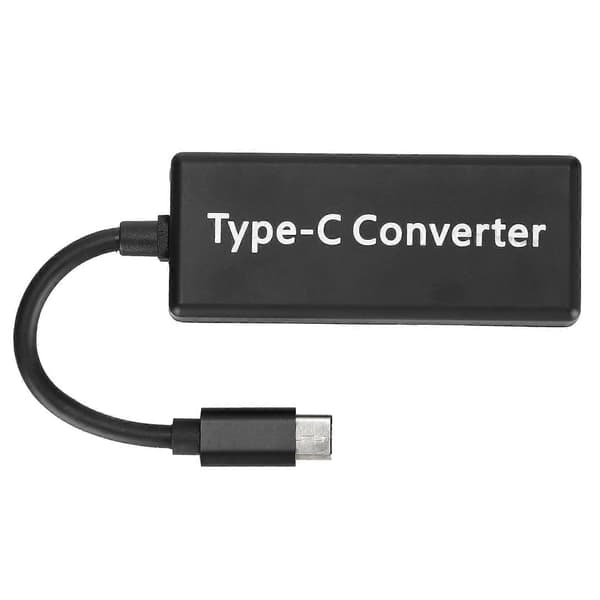 Adapter til MagSafe 2/1 til TypeC Konverter til MacBook Switch Spillekonsoller Mobiltelefoner Notebooks (Sort) YEMMA
