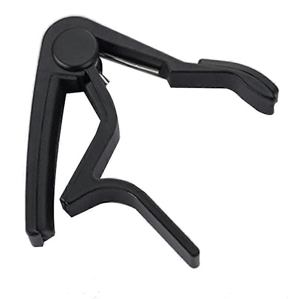 Akustisk/elektrisk/klassisk gitarr capo i aluminiumlegering, snabb byte av tonart, svart