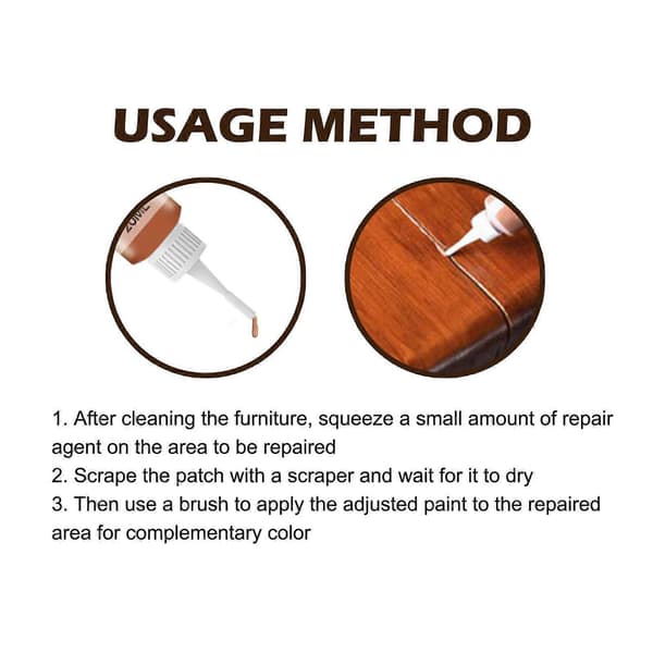 Træmøbelreparationssæt Møbelpleje Reparationsmateriale Reparation Falmet Touch Up Sæt