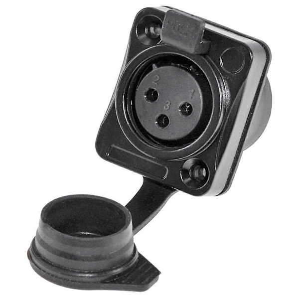 3-polet holder 3-polet vanntett hann- og hunn-mikrofon lydplugg Xlr balansert gjenget XLR Hea
