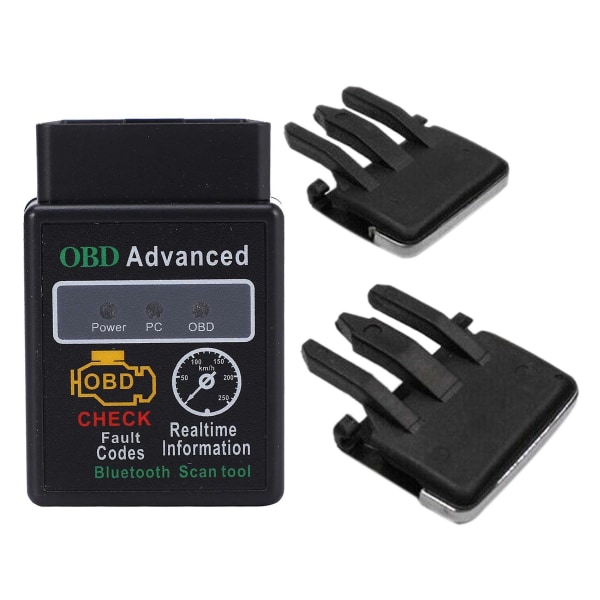 1 stk Obd Can Bus Check Engine Auto Diagnostic Scanner Tool & 2 stk Front Center Side Air Vent Outl