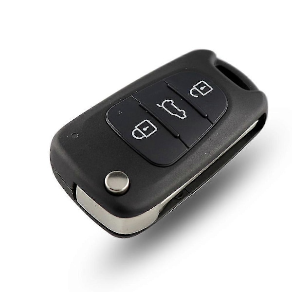 Nyckelhus För Hyundai Avante I20 I30 Ix35 Fjärrkontroll Bilnyckel Skal Fodral Flip Vikbar För Kia Med Blad 3 Knappar
