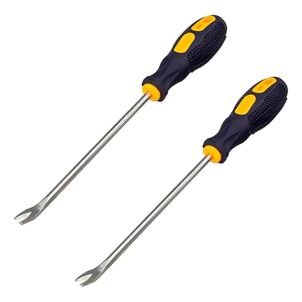 2-pakke spikertrekker 3 mm U-spiss skrutrekker spikernagle stiftløfter verktøy for fjerning av stifter
