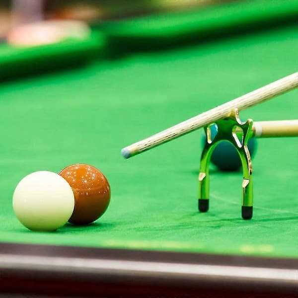 3 stk. Billard Hodebro Cue, Snooker Hodebro Hodehvile, Billard Sklisikker Metallramme Pinner