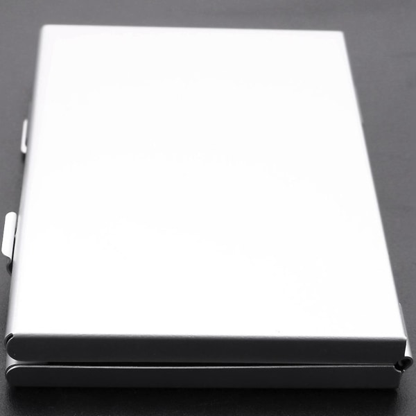 2x Aluminium Memory Card Case Box Holdere til 24 stk Tf -sd Card Farve Tilfældig