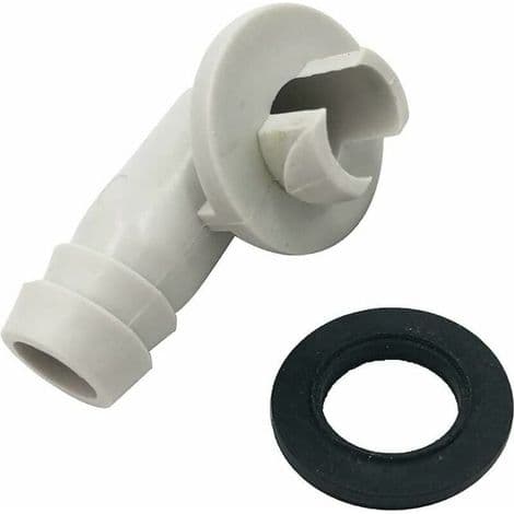 Albueforbindelsesfitting til afløbsslange til aircondition, 15 mm, 3 stk., til mini-split-enheder og vindues-AC-enhedsdele