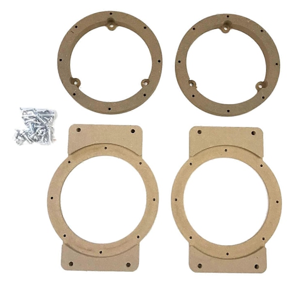Auton kaiuttimen välike puinen Jimny JB64 JB74 2018-2020 autoäänikaiuttimen asennusrenkaat matto