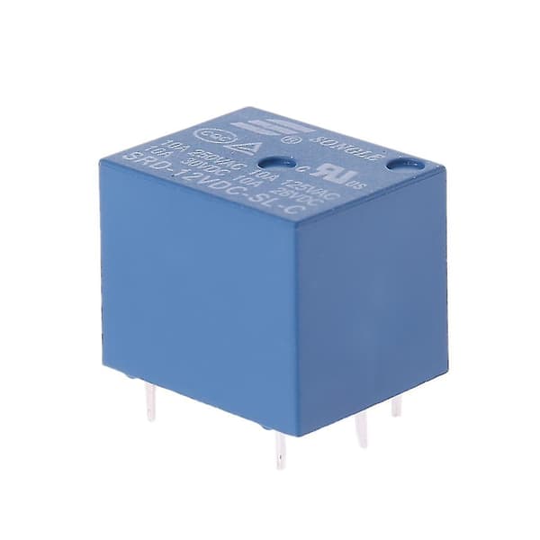 10 stk. 5 Ben Relæ 12v Kompatibel Med DC Spole Strømrelæ PCB