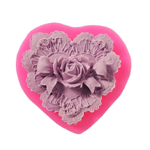 Rose Heart Bakeware Cookie Mold Kjeks Form Diy Tegneserie Press Bakeform