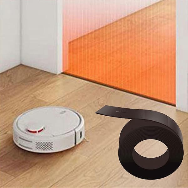 2M Robotdammsugare Magnetisk Tejp Klippbar Gränser Magnetisk Tejp Markering för Hemmet