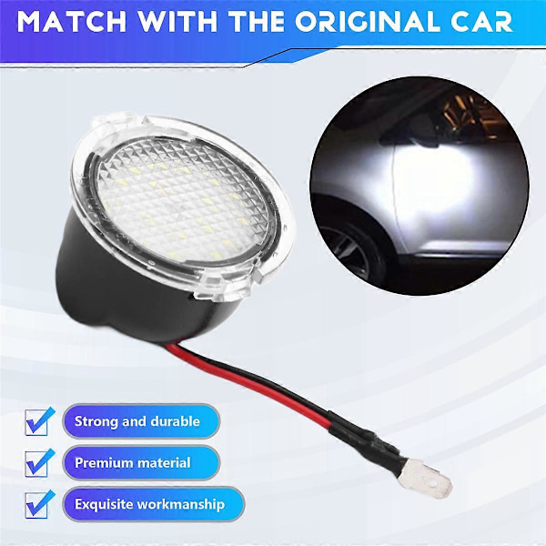 2 st LED Backspegellampor 3F1Z-13B375-AA 3F1Z13B375AA för Mondeo Range Shaker F150Edge MK5 600