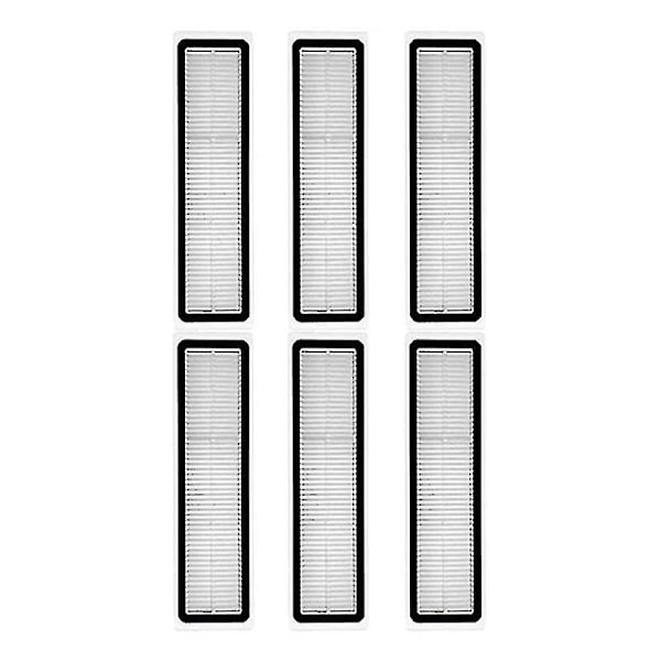 6 st tvättbara Hepa-filter för Xiaomi Dreame Bot D10 Plus