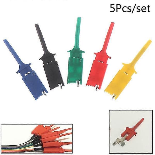 5 stk./sæt Meter Tester Ledninger Test Probe Krog Til SMD IC Test Cilps SMD IC Krog SHYTMV