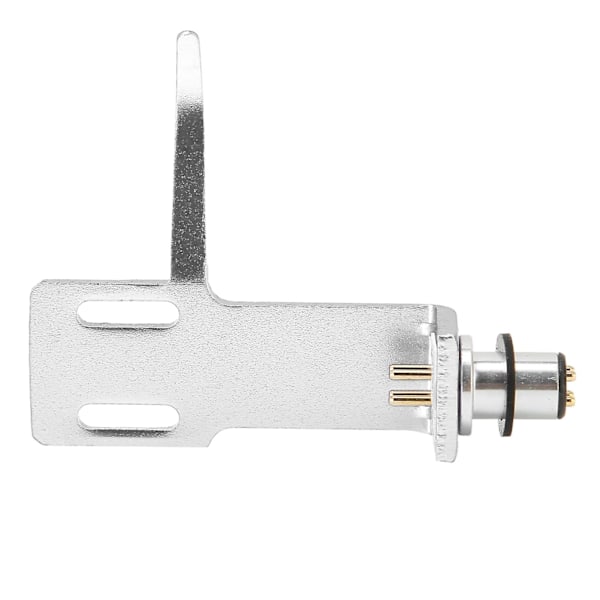 Phonograf Skivspelare Headshell Aluminiumlegering Headshell Patronhållare för Skivspelare Silver