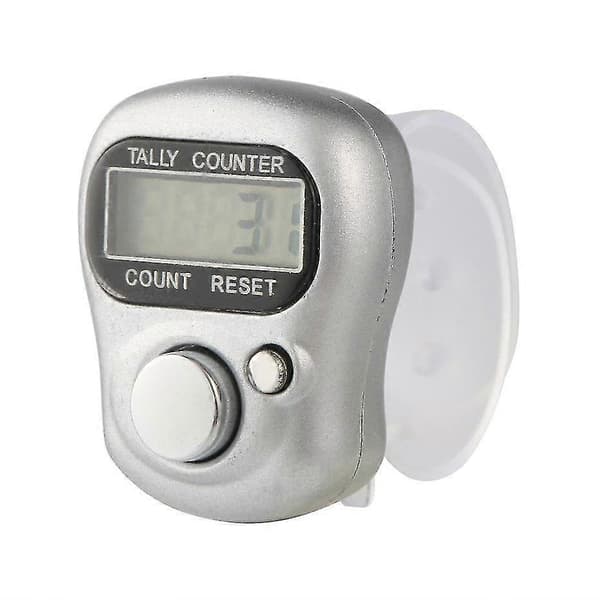 Mini 5-sifret LCD Elektronisk Digital Finger Ring Telleren