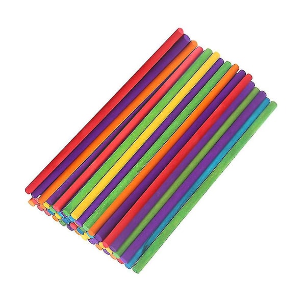 50 stk Farverige Rhythm Sticks Træ Musik Rhythm Sticks Erstatning Rhythm Sticks