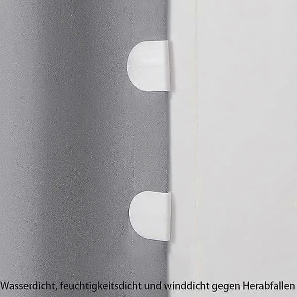 Duschdraperiklämmor Anti-stänk Självhäftande Duschklämmor för Duschdraperifixering