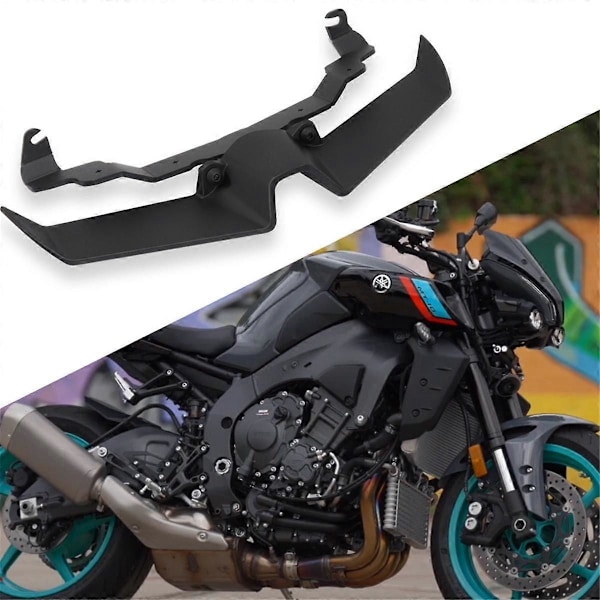 Til MT10 SP 20222024 Tilbehør Front Spoilere Aerodynamisk Vinge Deflektor Front Spoiler Sort