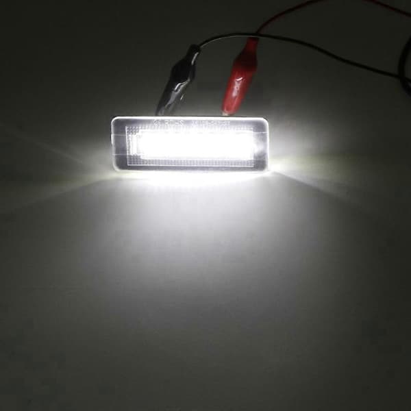 2 stk. LED Nummerpladelys til Coupé Cabriolet 450 451 W450 W453 LED Nummerpladelys