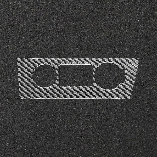 For 2015 2016 2017 2018 2019 Karbonfiber Konsoll Tennlighter Panel Trim Klistremerke Tilbehør