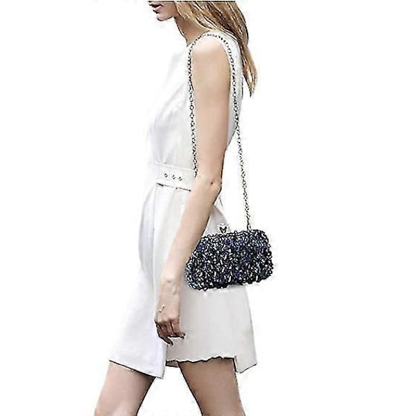 Aften taske Dame Diamant Clutch Taske Kæde Skinnende Rhinestone Håndtaske Skuldertaske Til Bryllupsfest