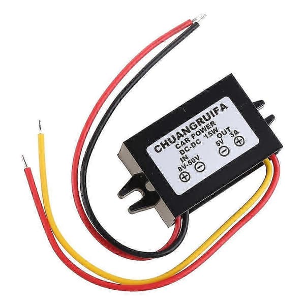 DC-DC Konverter Step-down Bil Strømmodul 12V/24V til 5V 3A Vandtæt 15W s202412121313