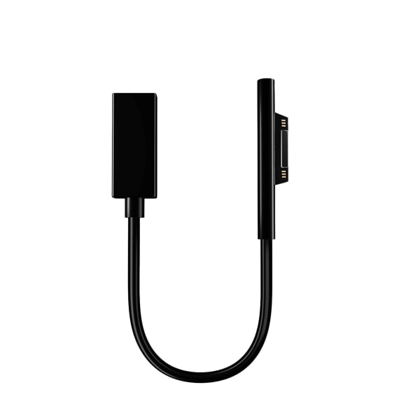 0,2m USB-C Laddningskabel för Surface Pro 6/5/4/3 Surface Laptop 1/2, 45W 15V PD Laddning