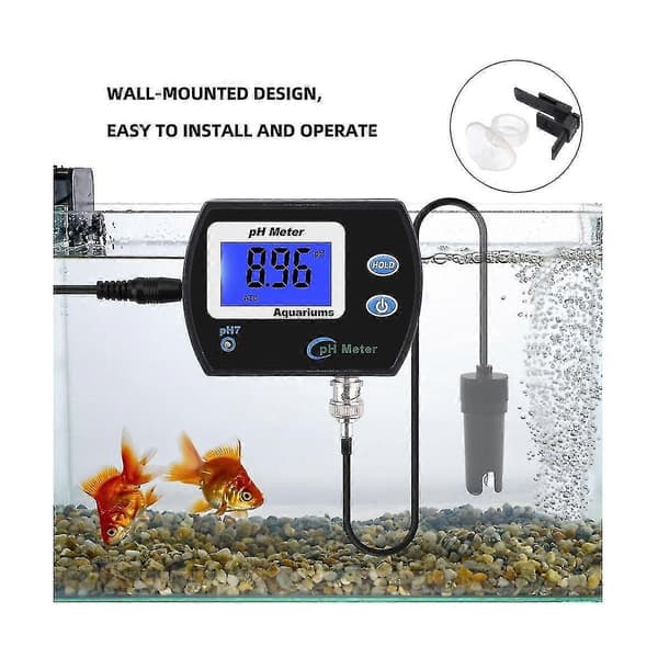 Nøjagtig PH-måler til akvarium Multi-parameter vandkvalitetsmonitor Online PH-monitor Acidometer U