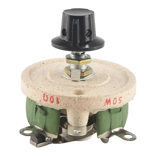 50W 10 Ohm Keramisk Potensiometer Variabel Taper Pot Resistor Rheostat