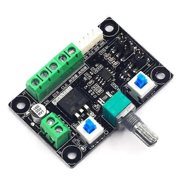DC 12V-24V Steppermotordriver Drive Kontroller PWM Pulssignalgenerator Hastighetskontroll Modul Kort