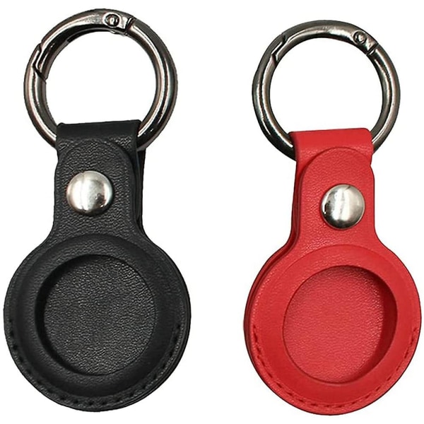 5-pack case kompatibel för , Pu- cover med nyckelringhållare Nyckelringsögla för Air Tag Ac