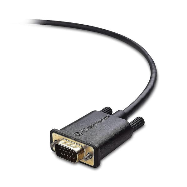 Displayport - VGA-kaapeli (DP - VGA-kaapeli) 1,8 metriä