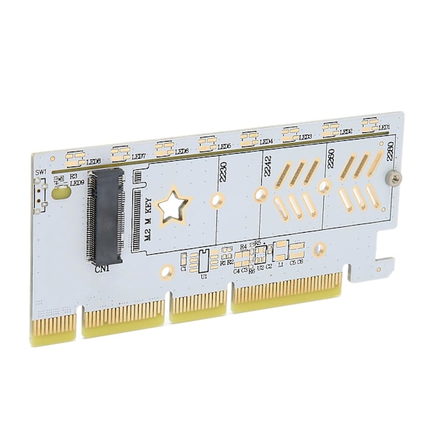 PCIe til NVMe Adapterkort 64Gbps PCIe 4.0 Plug and Play Stabil Sikker NVMe SSD til PCIe Kort til 2230 2242 2260 2280 PCIE NVME