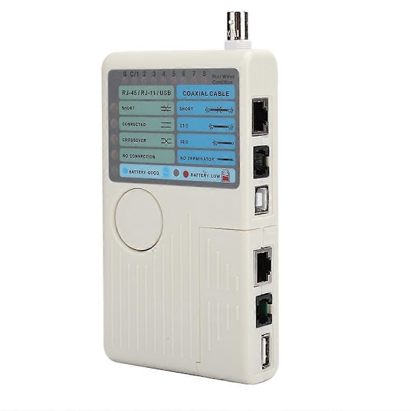 4-i-1 Fjernstyrt Nettverkskabel Tester Detektor for RL-45 RJ-11 USB BNC LAN Kabel YEMMA
