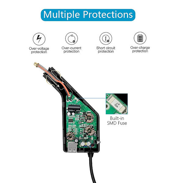Batterilader til Mini 3 Pro/mini 3 Drone Billader DC 12-16v 6a Indgang