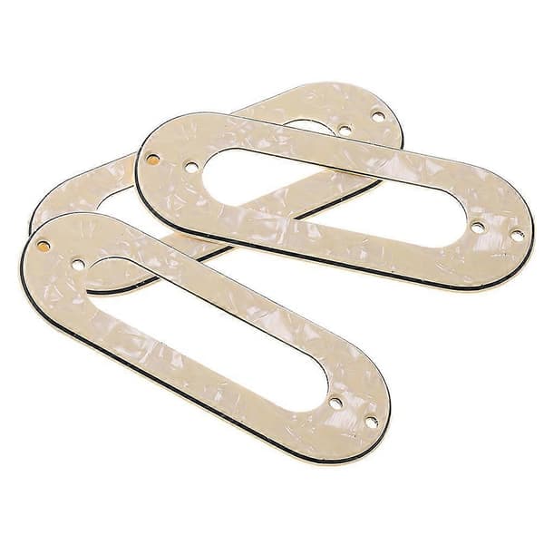 3 st Guitar Pickup Metallram Singel Coil Monteringsomgivning Ring för TL Gitarrdelar