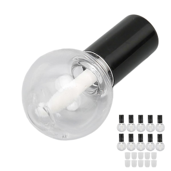 Tomme Lipgloss-tuber 5ml Søt Kule Type Plast Gjenfyllbare Beholdere 10 stk DIY Flasker