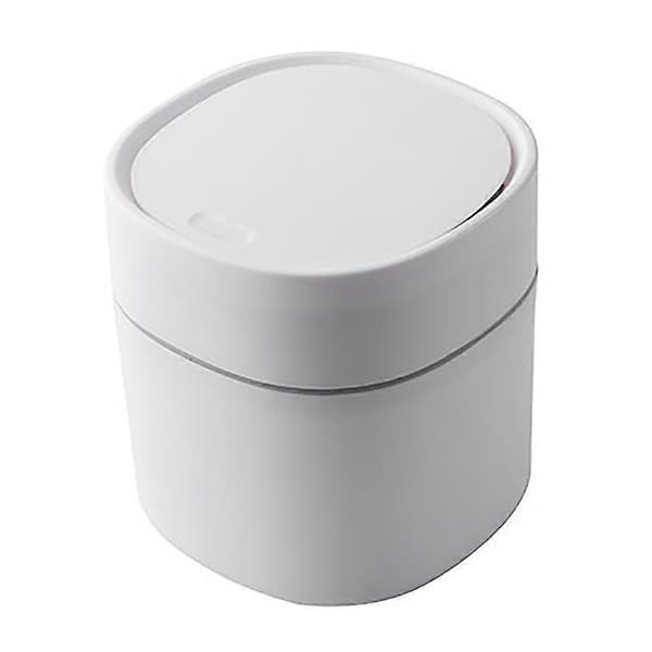 Mini Kreativ Köks- Vardagsrums Papperskorg med Lock, Lekfull Design
