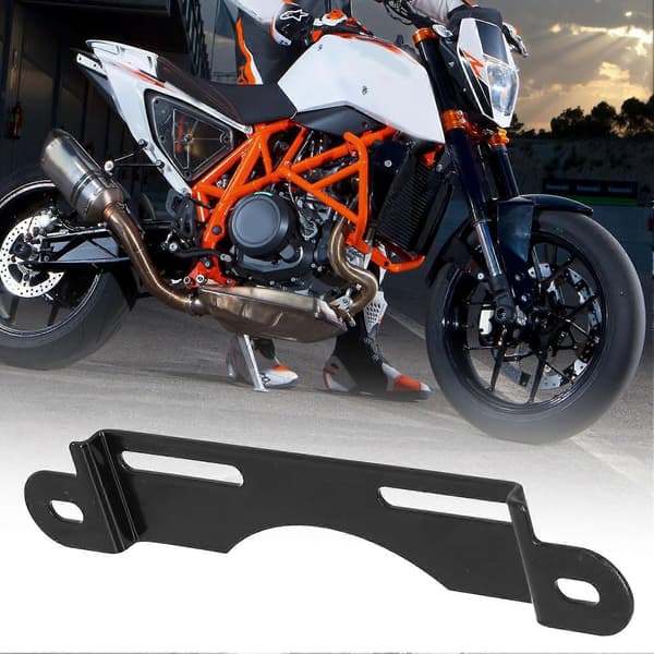 Motorcykel Nummerpladeholder Robust Udskiftning Sort Nummerpladebeslag til KTM390