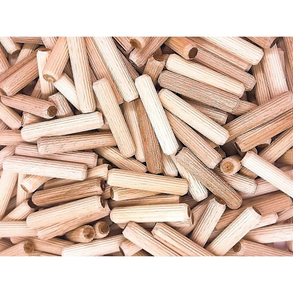 400 st 8mm X 40mm Träplugg - Massiv Bok Träplugg Idealisk För Träfräs - Lämplig För Borrjigg/borrguide