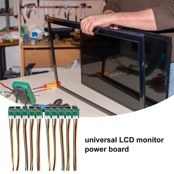 10 stk Ca-888 Ca888 15-24 tommer Universal LCD-skærm Power Board Power Modul
