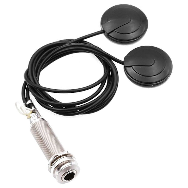 Gitarr Pickup Acoustic Electric Piezo Transducer Mikrofon Kontakt för Gitarr Violin Ukulele Mandolin