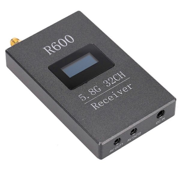 Ny LED Automatisk Sweep Receiver R600 5.8g 32 Kanal Receiver til FPV DIY Racing Drone Lang Distance