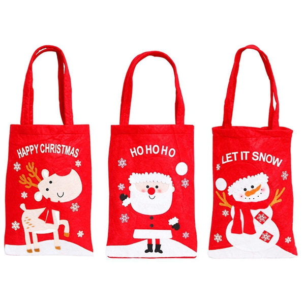 Christmas Candy Bag Gift Bags Christmas Cookie Pouch Christmas Wrapping Pouch Christmas Cartoon Pat