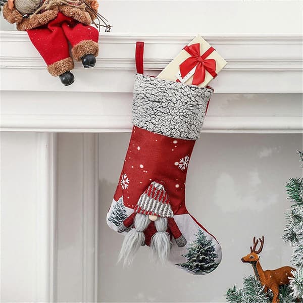 Julstrumpor Juldekoration Julstrumpa Presentpåse M