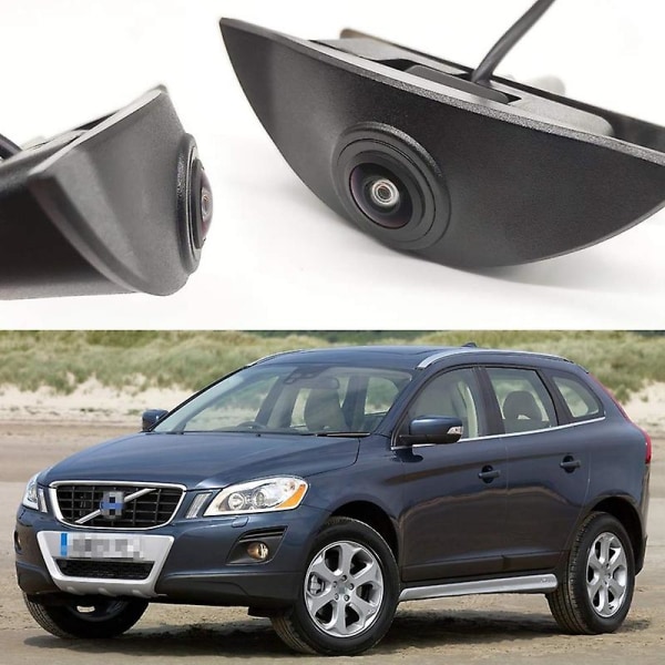Bil Logotyp Frontkamera HD Nattseende Parkering Inbyggd Kamera För S40 S80 Xc60 Xc90 S40 C70 V4